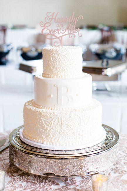 our cake and special linens