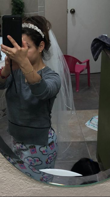 Veils with bling - 1