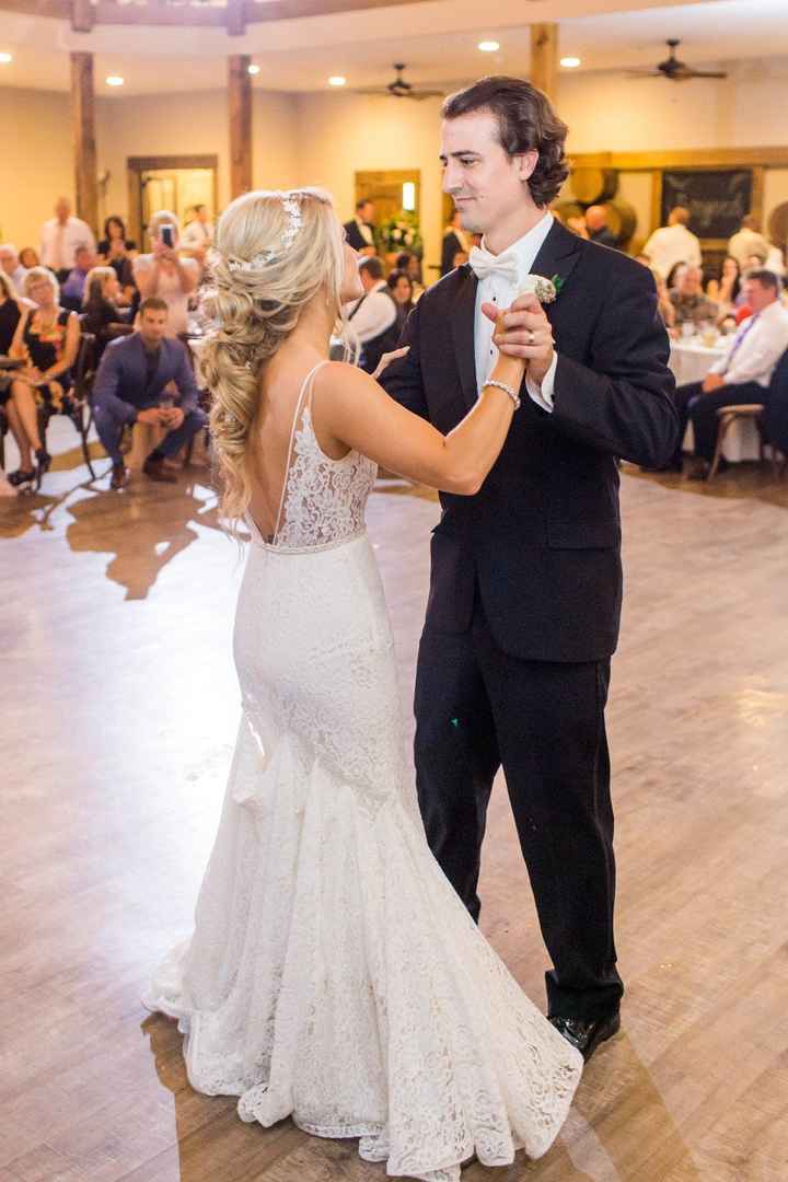 first dance! we actually took lessons - highly recommend!