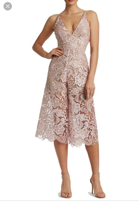 What did you wear to your bridal shower and rehearsal dinner? 4