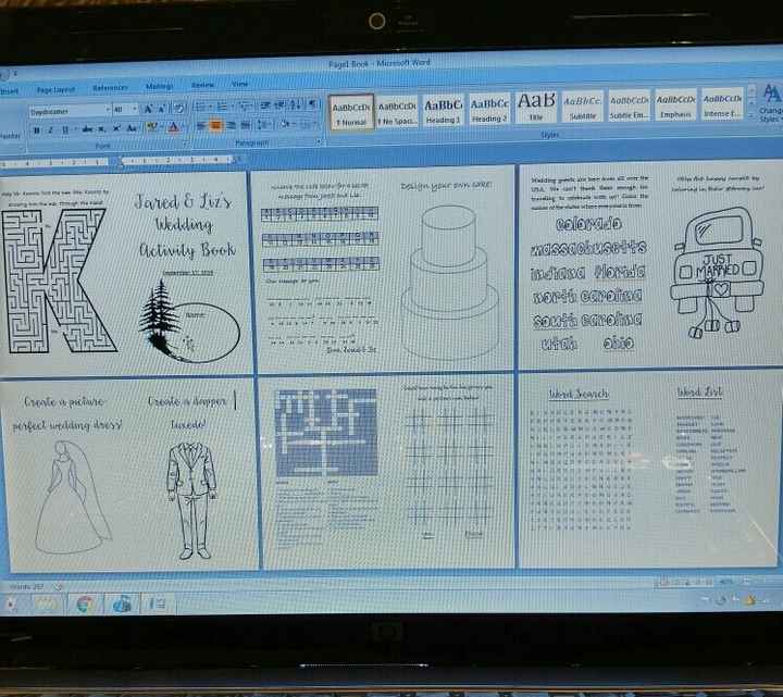 PROUD of my activity packets for kids.