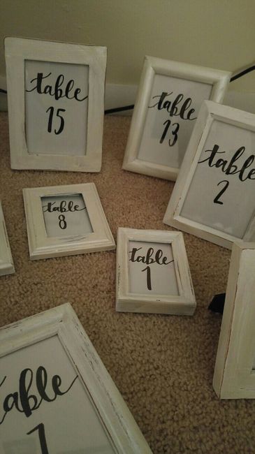 Table numbers too plain?