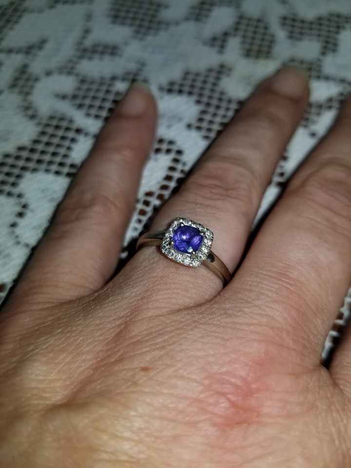 Who else has gemstones in their ring(s)?  Let's see them! - 1