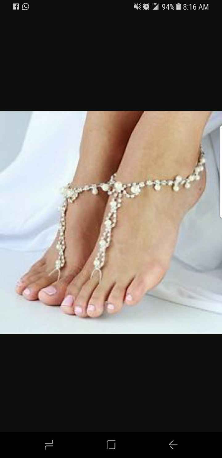 Shoes to wear to ceremony for beach wedding