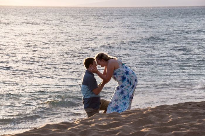 Post a photo of your fiance proposing!