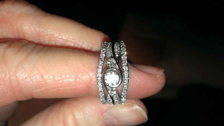 What rings look like after soldering!