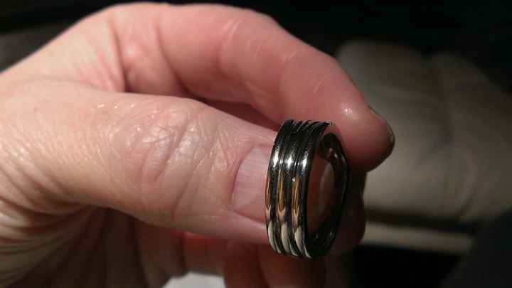 What rings look like after soldering!