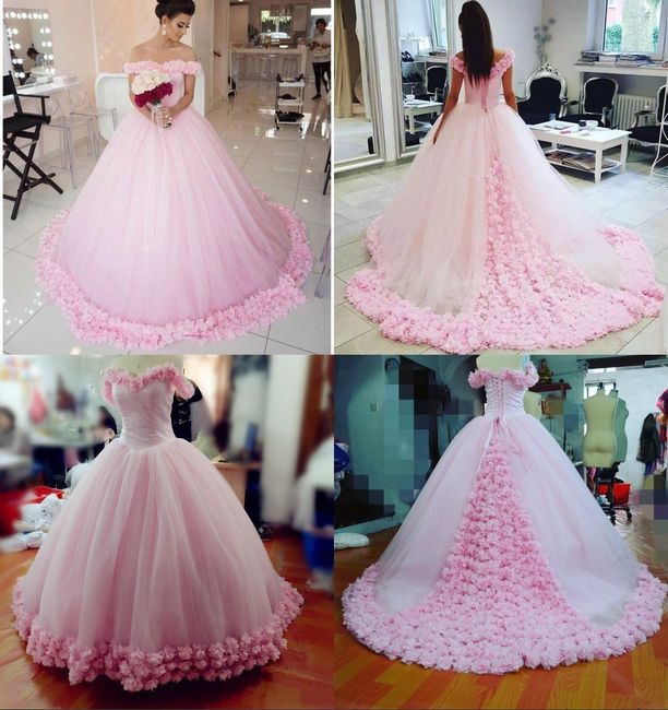 Pink Wedding Dress