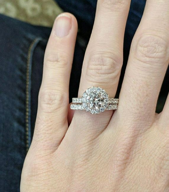 Wedding rings! Let's see them!
