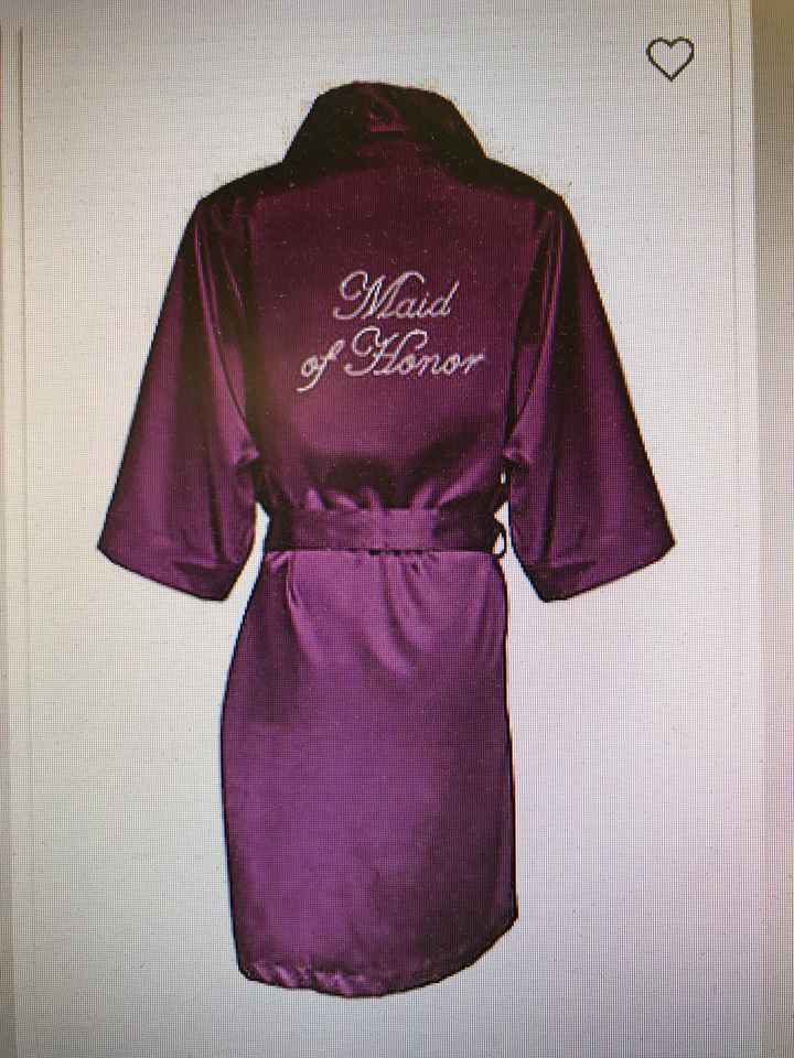 Extra moh and bridesmaid robes - 1