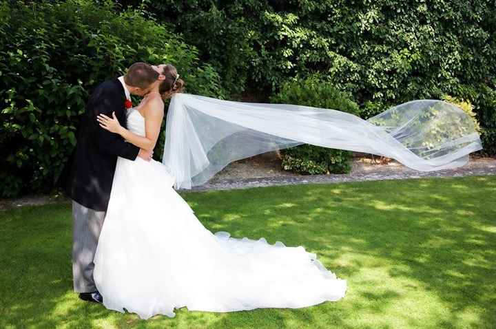 When to put the veil on?