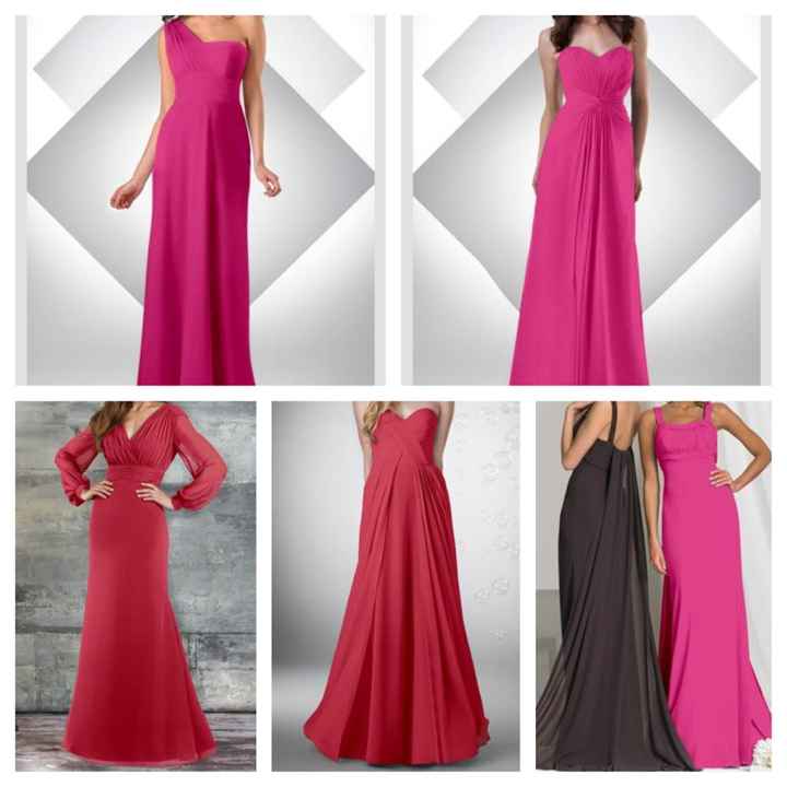 BM picking own gowns? Different styles? Show me!