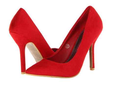 PIF Red 3.5" Heels (Street Size 5.5)