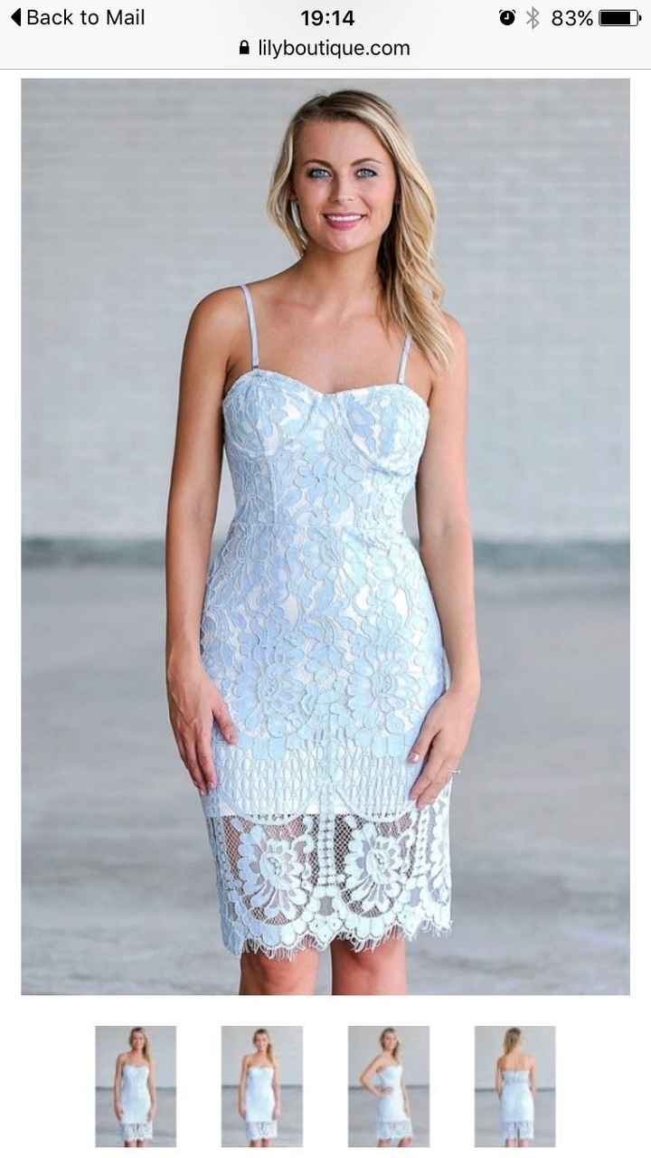 Said Yes to the Bridal Shower Dress