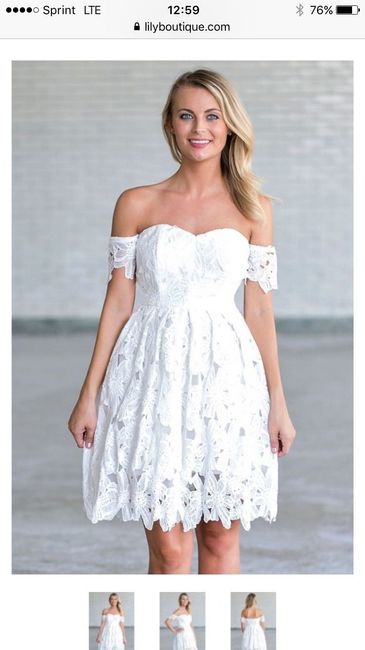 Said Yes to the Bridal Shower Dress