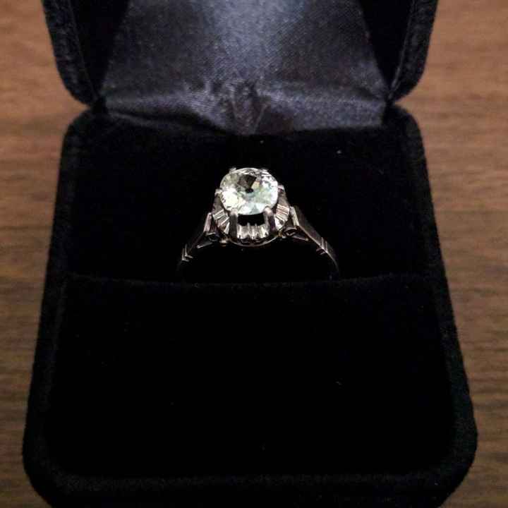 Antique wedding band options