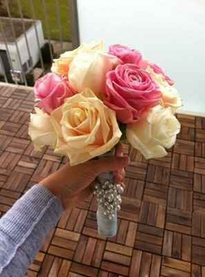 24 hours...pic of my bouquet!