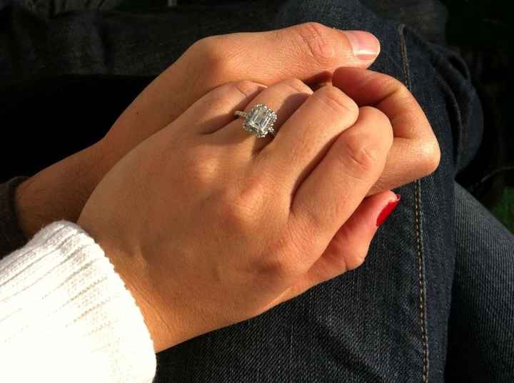 We haven't seen any BLING in a while!  Show off your rings!