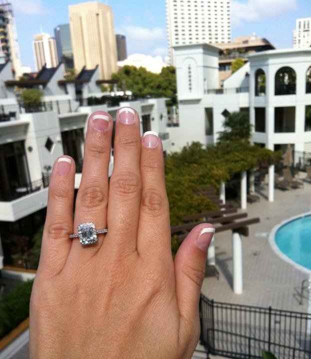 We haven't seen any BLING in a while!  Show off your rings!