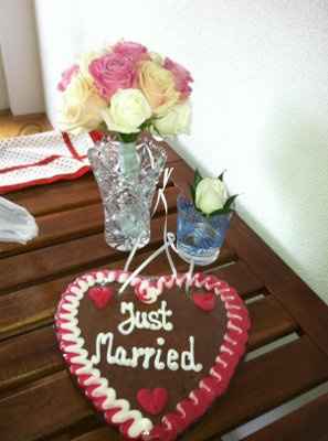 24 hours...pic of my bouquet!