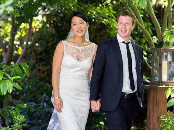 Mark Zuckerberg Marries Sweetheart yesterday-pic