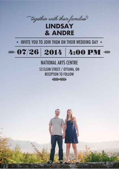 Wedding invite design question