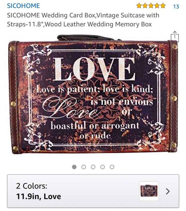 What are you using as a card box? - 1