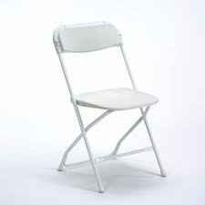 White resin chairs