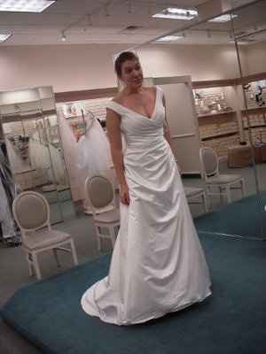Show us the dress you said "yes" to! **pics**