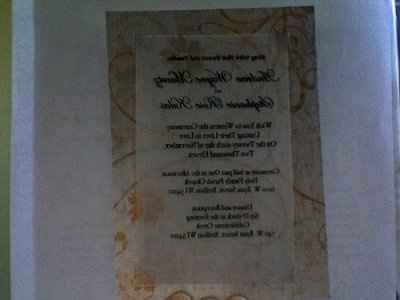 My DIY Invitations - Sent out Today!