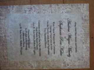 My DIY Invitations - Sent out Today!