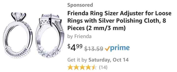 Lose weight, loose engagement ring