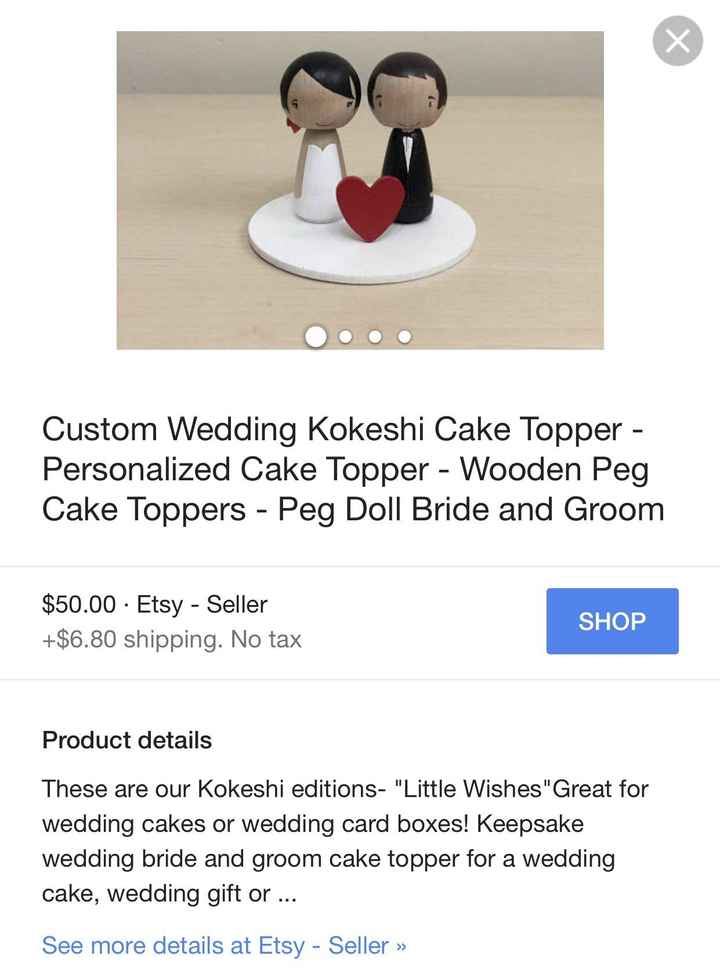 Cake topper