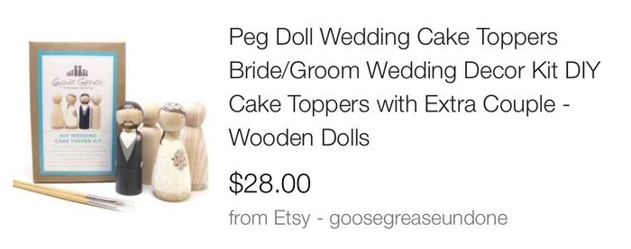 Cake topper