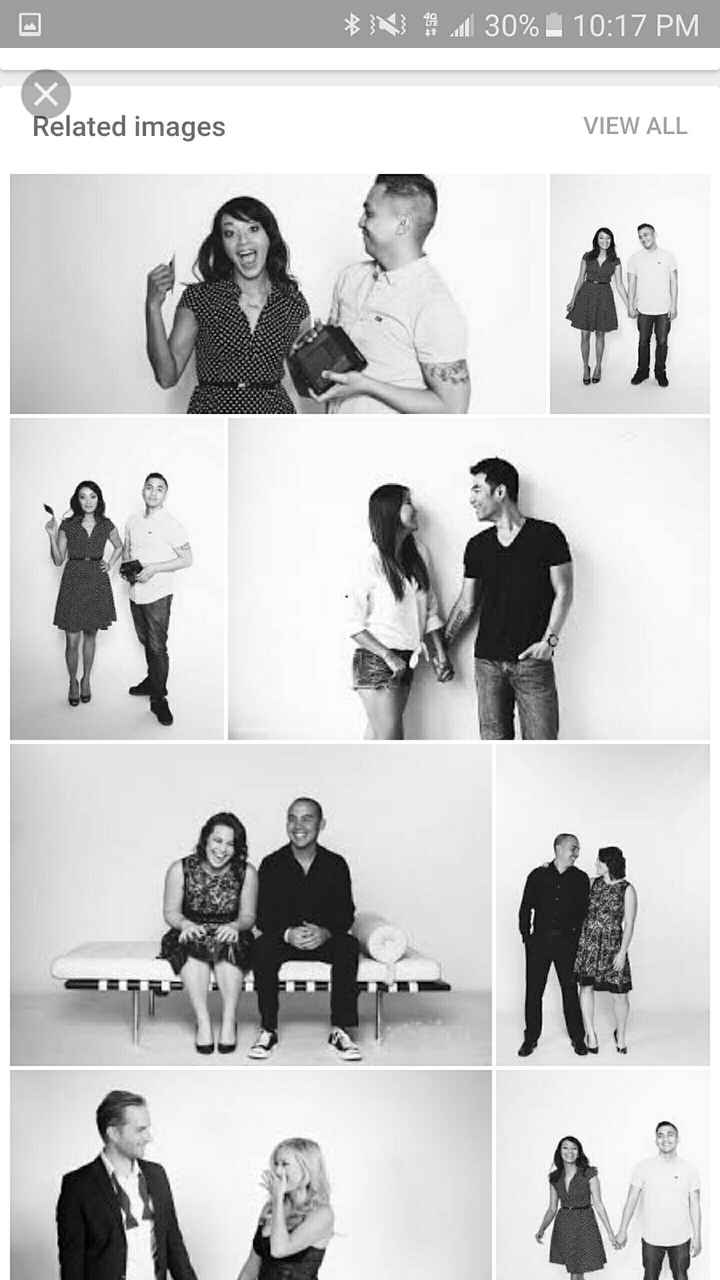 Engagement photos ideas for not-so-traditional theme?