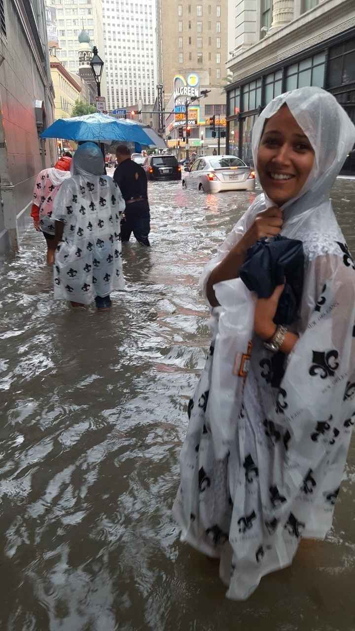 Ever swim in the streets? Bach party semi fail