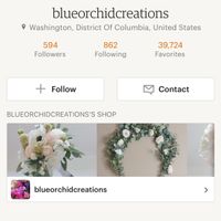 Etsy or FB flower shops