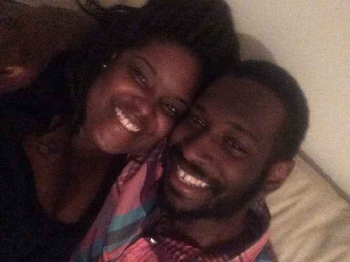 Post your first selfie as a couple! - 1