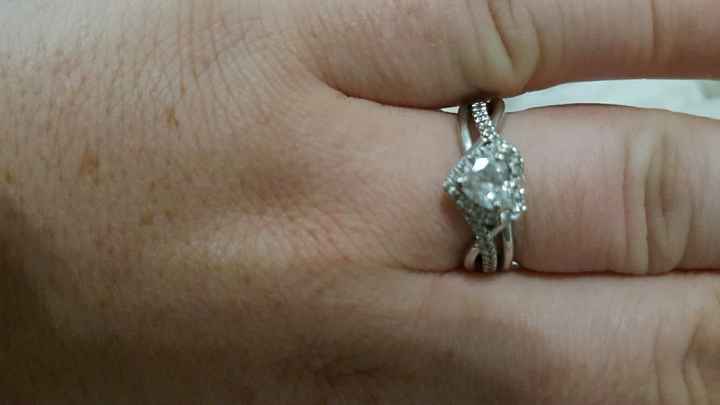 Tried to revive an old thread, but it wouldn't post...so Show me your nontraditional engagement ring