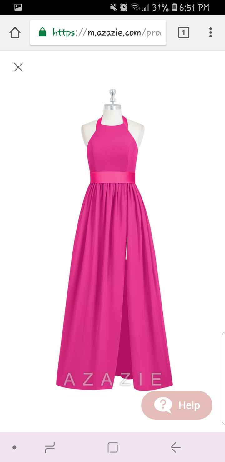 How will your moh stand out among the bridesmaids? - 1