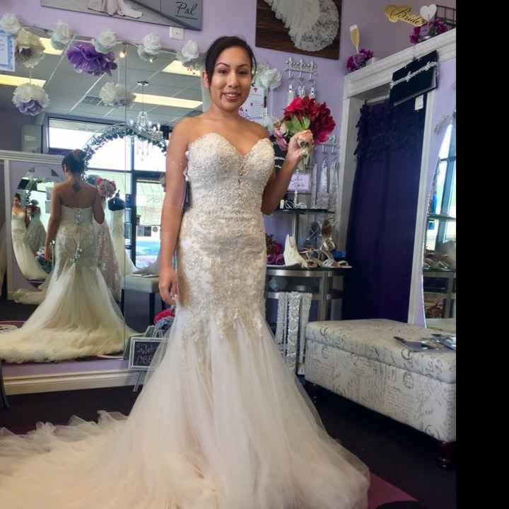 I am not loving my dress anymore