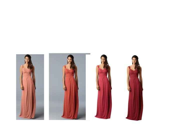 Need help with Bridesmaid color scheme!
