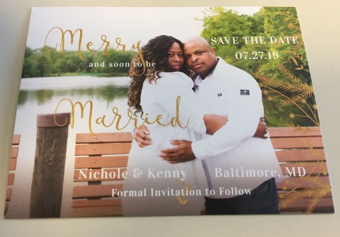 Our Christmas Save the Date Cards