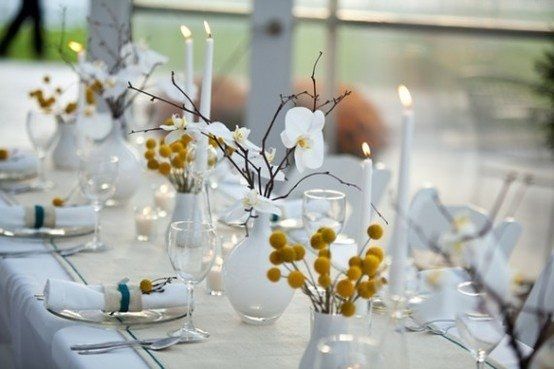 ideas for centerpieces without flowers