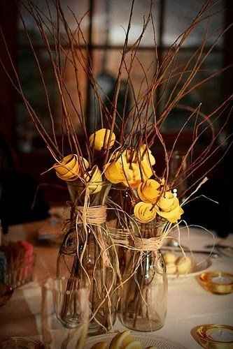 ideas for centerpieces without flowers