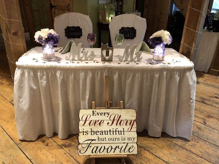 Sweetheart table - 1