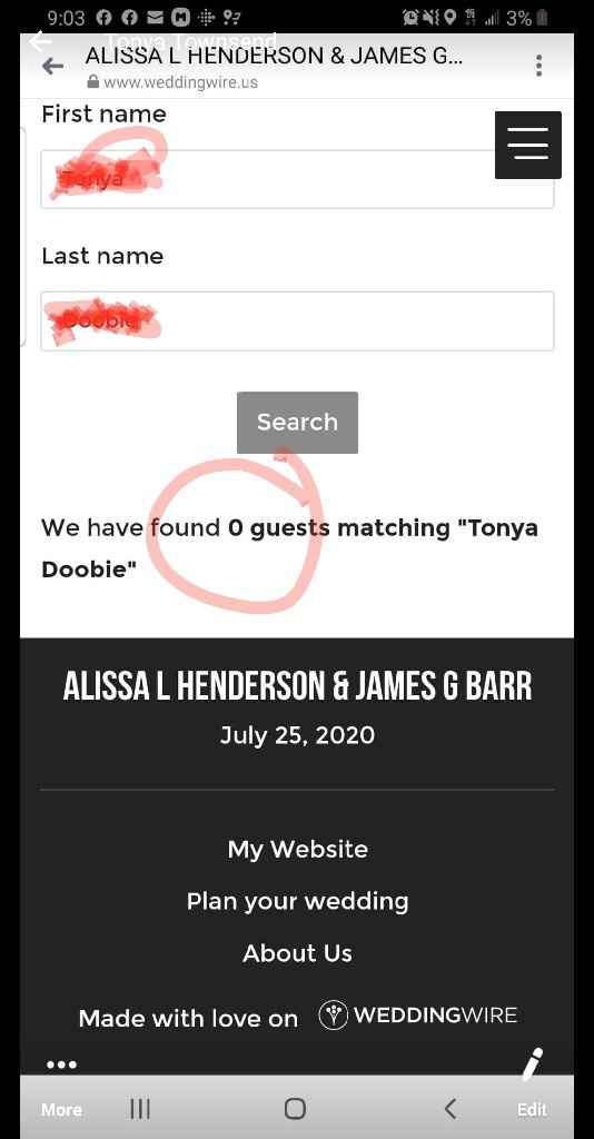 rsvp and guest list - 1