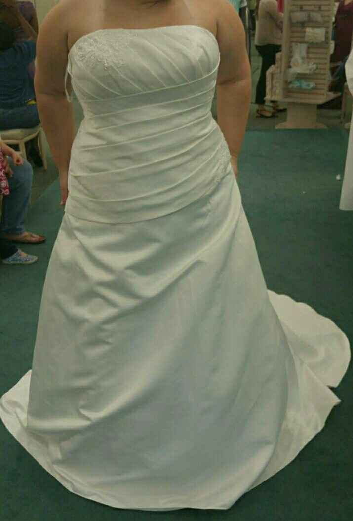 Let's see your wedding dresses.