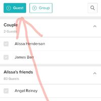 rsvp and guest list - 1