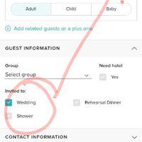 rsvp and guest list - 2